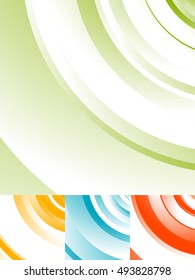 Radial circles abstract background. Spiral, vortex geometric pattern