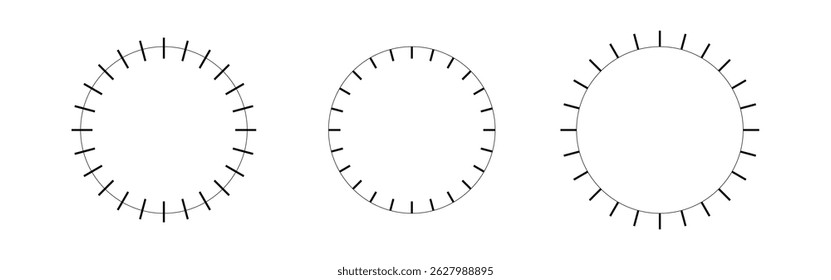 Radial circular line. Minimal, geometric and abstract design of firecrackers, light, rays and beam effect concepts.