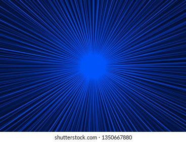 Radial color linear background with speed effect. Musical abstract pattern. Burst lines with lights. Speed light motion. Vector digital graphic. Technology modern design template.