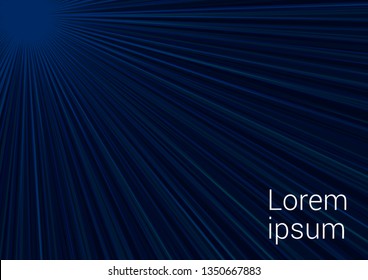 Radial color linear background with speed effect. Musical abstract pattern. Burst lines with lights. Speed light motion. Vector digital graphic. Technology modern design template.
