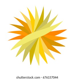 Radial colorful background