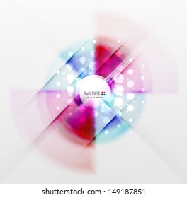 Radial colorful futuristic background
