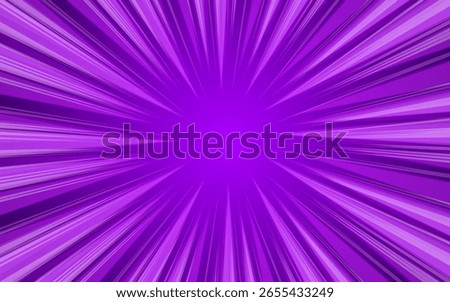 Radial comic background. Speed line wallpaper with pop art halftone texture. Anime cartoon ray burst background for posters, banners, prints, magazines, covers. Vector illustration.
