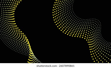Radial dot mesh spreading from center with smooth motion