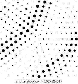 Radial dot pattern or halftone background. Grunge vector pattern for business design. Gradient texture in pop art style. Universal stipple dot template