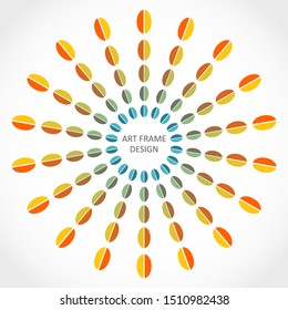 Radial dots in circle form. Fireworks explosion background. Circular design element. Abstract geometric star rays. Design element for medical, treatment, cosmetic emblem