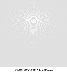 Radial dotted lines, vector background.