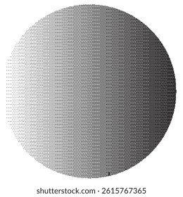 Radial engraved circle with mesh effect