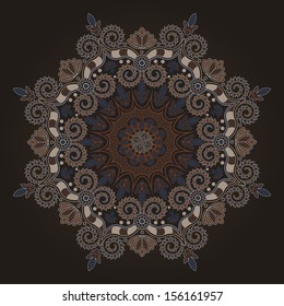 Radial geometric pattern