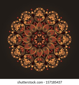 Radial geometric pattern 