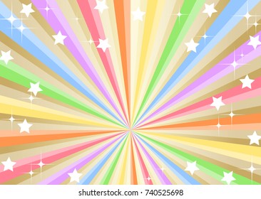 Radial glowing golden background
