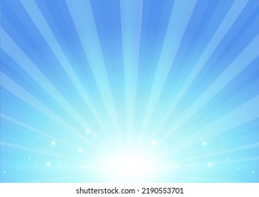 Radial glowing light background vector