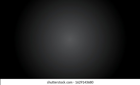 Radial gradient background with black and silver color composition