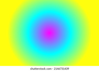 radial gradient background. yellow, blue and pink colors. good for web, theme, layout, template, banner, mobile, etc.