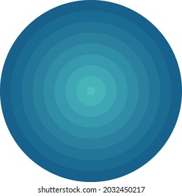 Radial Gradient Blau Farbtonpalette Rundkreis
