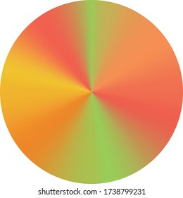 Radial gradient color background. Vector illustration.