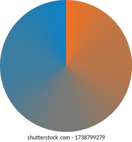 Radial gradient color background. Vector illustration.