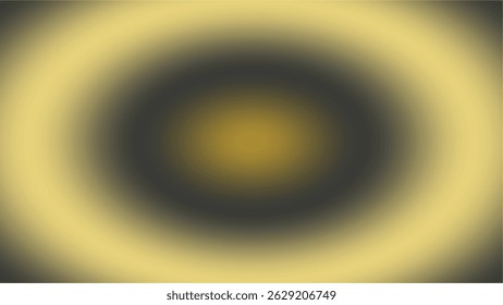 a radial gradient with dark tones at the center transitioning to golden yellow rings.