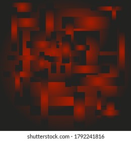 radial gradient in geometric shapes
