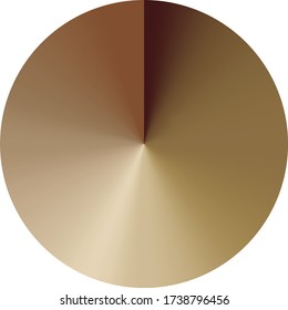 Radial gradient metal background. Vector illustration.