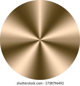 Radial gradient metal background. Vector illustration.