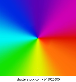 Radial gradient rainbow background. Vector illustration.