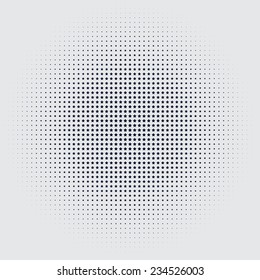 radial halftone background from stars