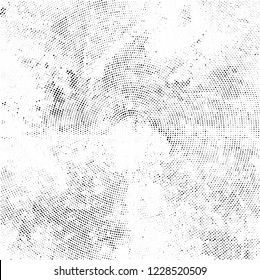 Radial halftone black and white