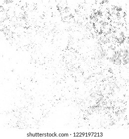 Radial halftone black and white