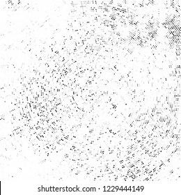 Radial halftone black and white