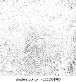 Radial halftone black and white