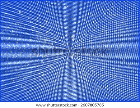 Radial Halftone Circles Textured Background. Halftone pattern derived from scan of spray paint on paper