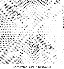 Radial halftone texture black and white