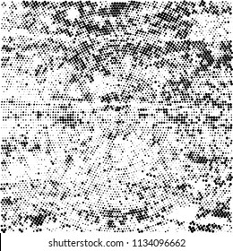 Radial halftone texture black and white
