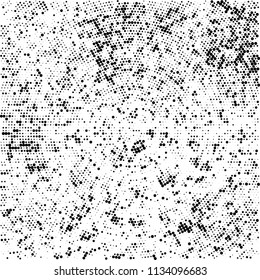 Radial halftone texture black and white