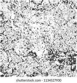 Radial halftone texture black and white