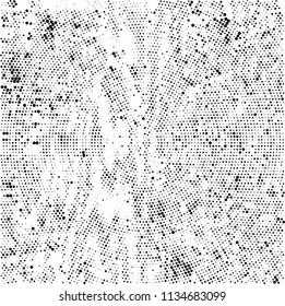 Radial halftone texture black and white