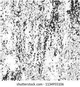 Radial halftone texture black and white
