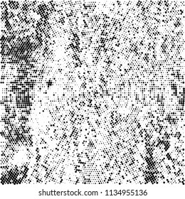 Radial halftone texture black and white