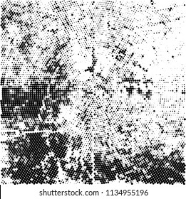 Radial halftone texture black and white