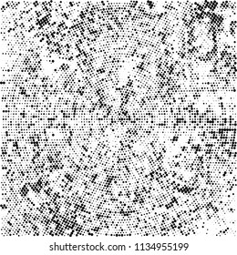 Radial halftone texture black and white