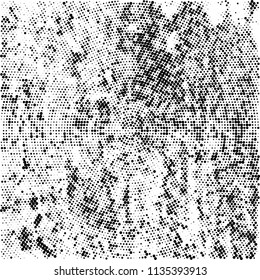Radial halftone texture black and white