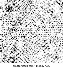 Radial halftone texture black and white