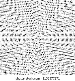 Radial halftone texture black and white