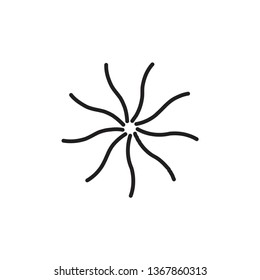 radial icon template