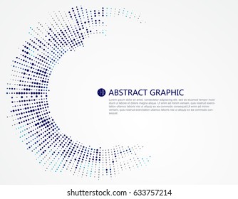 Radial lattice graphic design, abstract background.