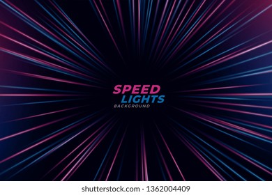 radial light rays zoom background