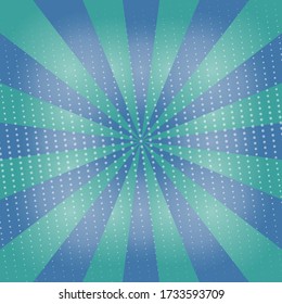 Radial line with color background.
