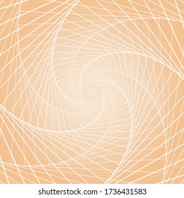 Línea radial con fondo de color.