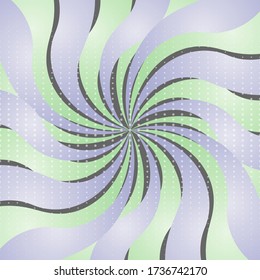 Radial line with color background.